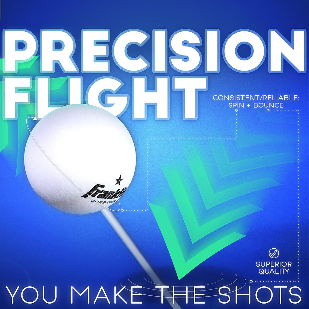 Franklin Sports Table Tennis Balls - Official Size and Weight 40Mm Table Tennis Balls - One Star Professional Balls - Bulk Packs and Family Sets