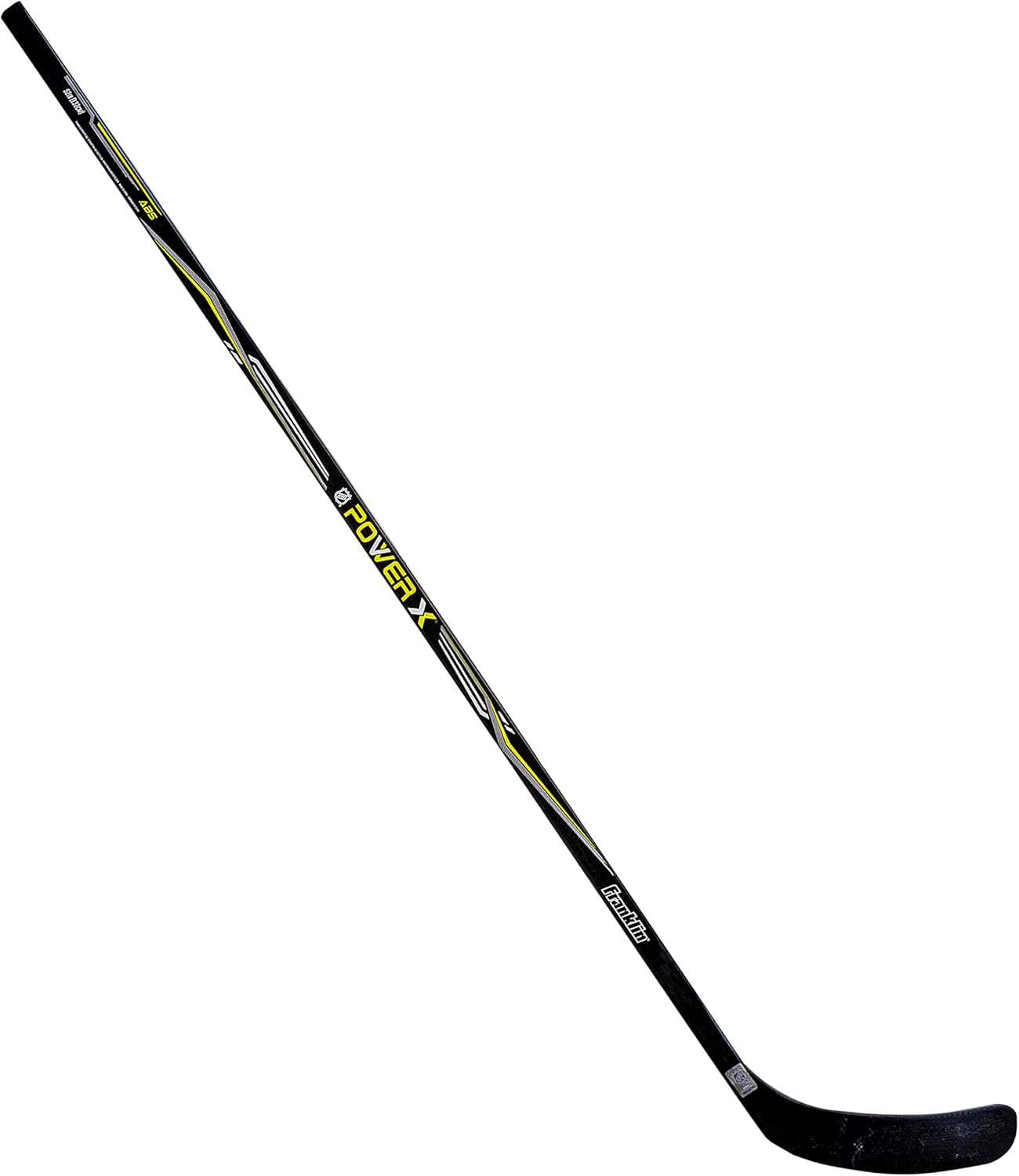 Franklin Sports Street Hockey Sticks - Ambush Junior Street Hockey Stick - Wood and Fiberglass Shaft - ABS Blade - One Piece Stick - 46", 52", 58"