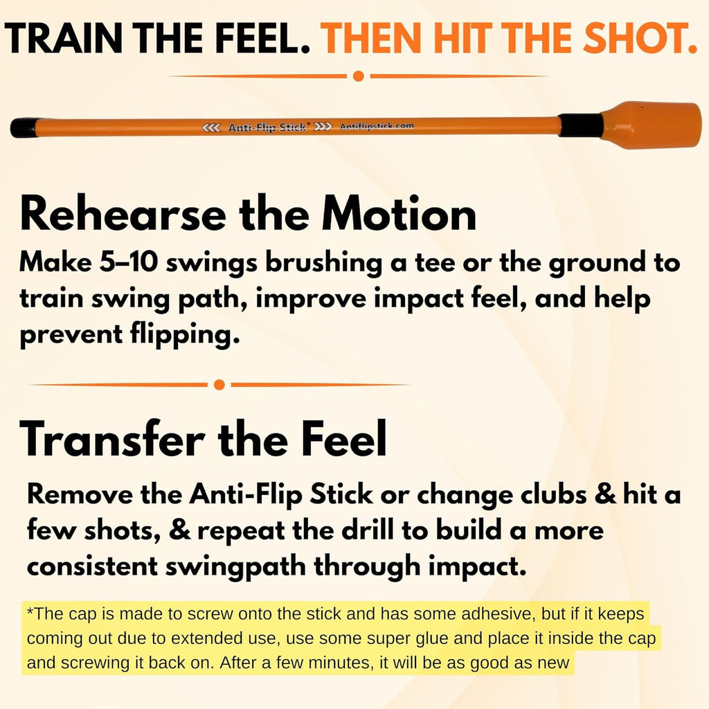 ® Golf Training Swing Aid | Improve Impact & Swing Plane | Chipping Training Aid | Stop Casting & Flipping