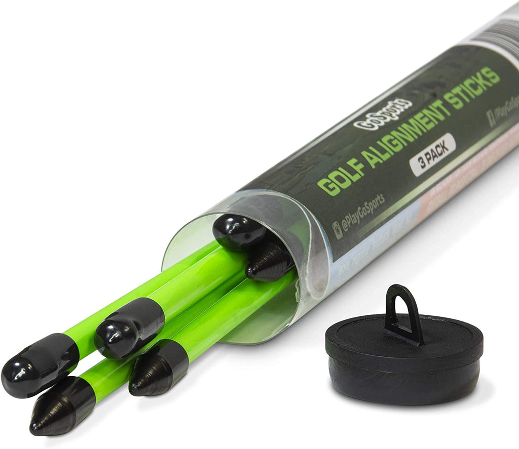 Golf Alignment Training Sticks - Choose 2 or 3 Pack - 48 Inch Golf Alignment Aid Practice Rods