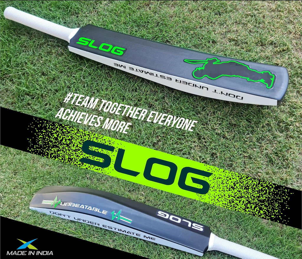 SLOG Plastic Tennis Cricket Bat Full Size Bat (34” X 4.5” Inch) for All Age Group (SLOG Cricket BAT) (SLOG)