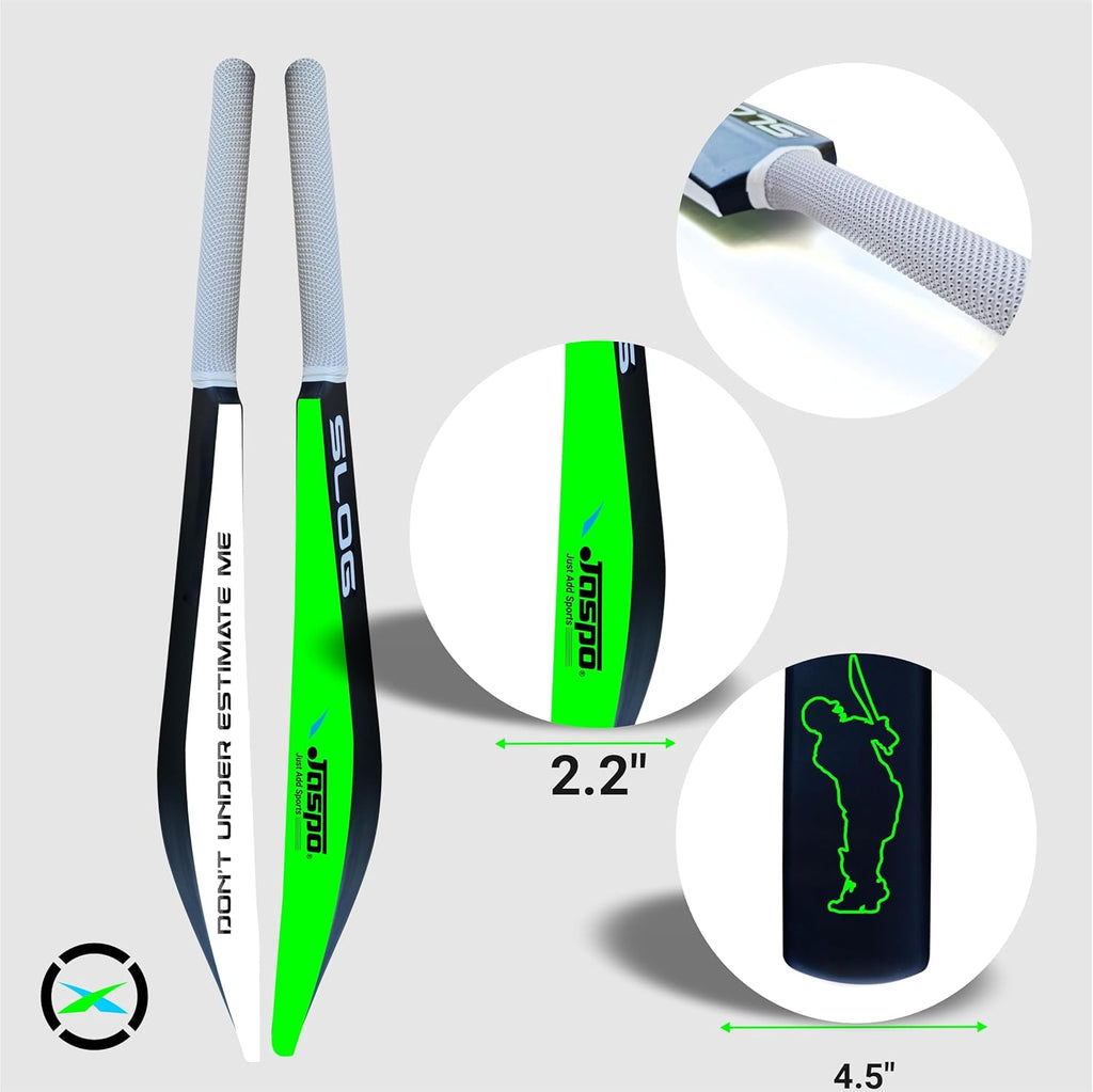 SLOG Plastic Tennis Cricket Bat Full Size Bat (34” X 4.5” Inch) for All Age Group (SLOG Cricket BAT) (SLOG)