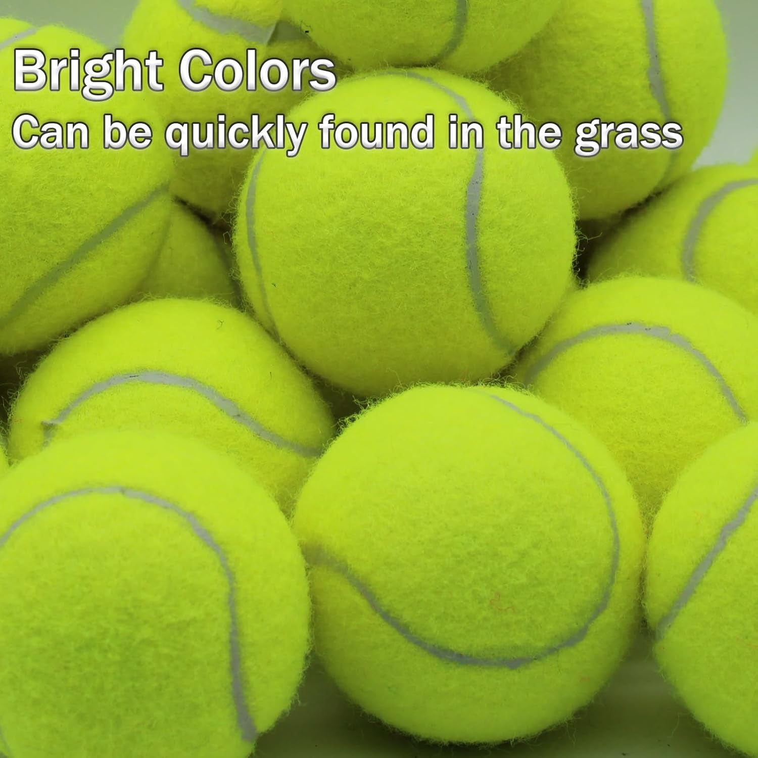 Tennis Balls, 20 Pack Training Tennis Balls,High Elasticity Practice Tennis for Beginner, Exercise Playing Balls for Pet Dog