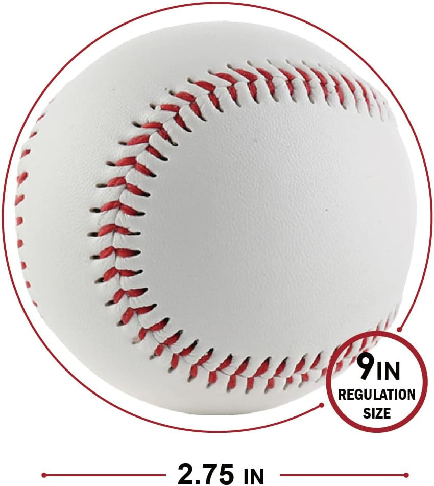 Softball Baseball Bat Set with Glove and Balls - 25 Inch/63Cm Aluminum Bat for Pickup Games and Batting Practice