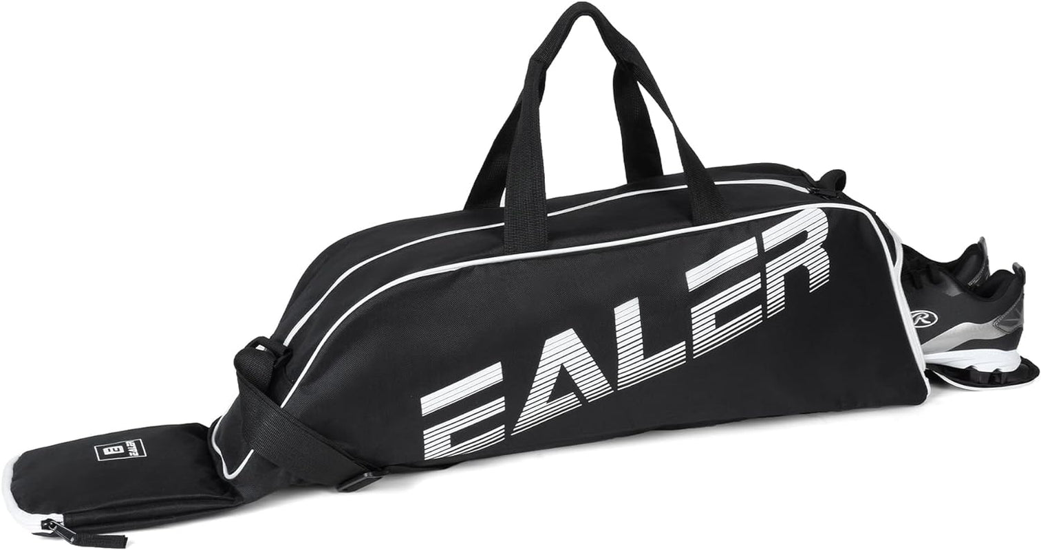 Baseball Bat Tote Bag & T-Ball, Softball Equipment Bag - Gear for Kids, Youth, and Adults Holds Bat, Helmet, Glove, Cleats, Shoes and More