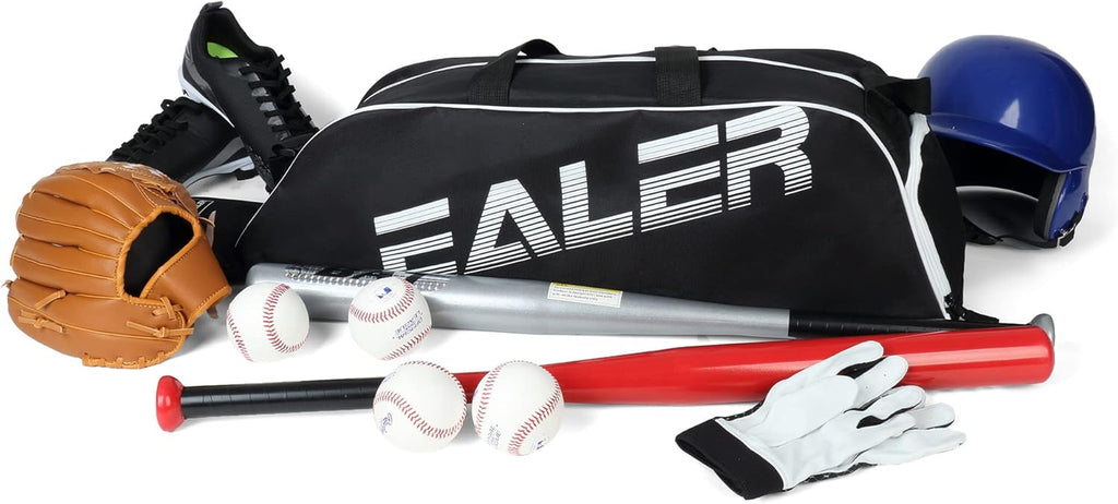 Baseball Bat Tote Bag & T-Ball, Softball Equipment Bag - Gear for Kids, Youth, and Adults Holds Bat, Helmet, Glove, Cleats, Shoes and More