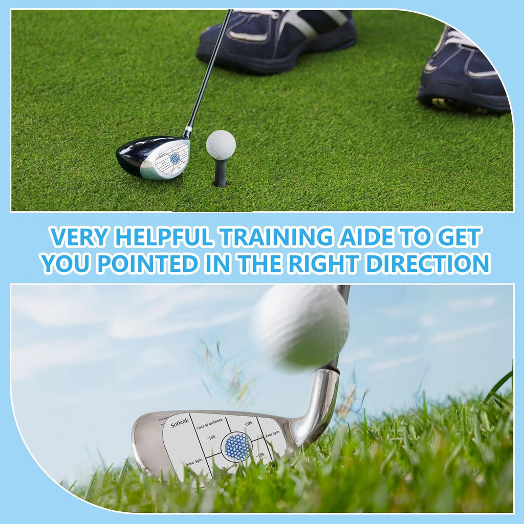 Golf Impact Tape Labels ｜Self-Teaching Sweet Spot and Consistency Analysis ｜ Improve Golf Swing Accuracy and Distance