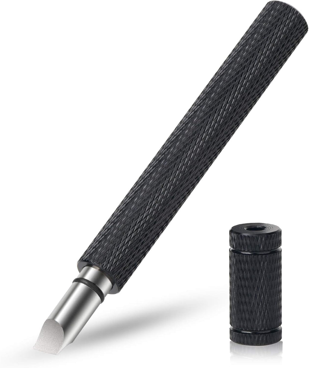 Golf Club Groove Sharpener, Re-Grooving Tool and Cleaner for Wedges & Irons - Generate Optimal Backspin - Suitable for U & V-Grooves