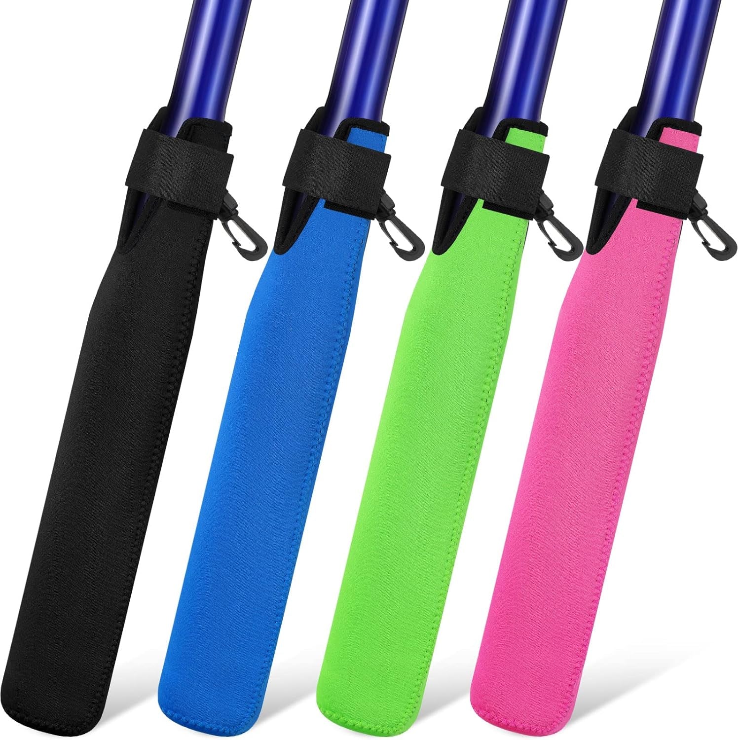 4 Pcs Baseball Bat Sleeves Softball Bat Warmers for Composite Durable Protector Cover for Sport Women Men Adults