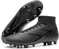 Men'S High Tops Lace up Soccer Cleats, Lightweight Professional Athletic Football Cleats Mens Athletic Shoes for Training Soccer