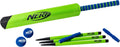 Foam Cricket Set - Full Starter Cricket with 30" Bat, (2) Foam Balls + (3) Plastic Wickets - Perfect for Adults, Kids + Beginners - Full Set