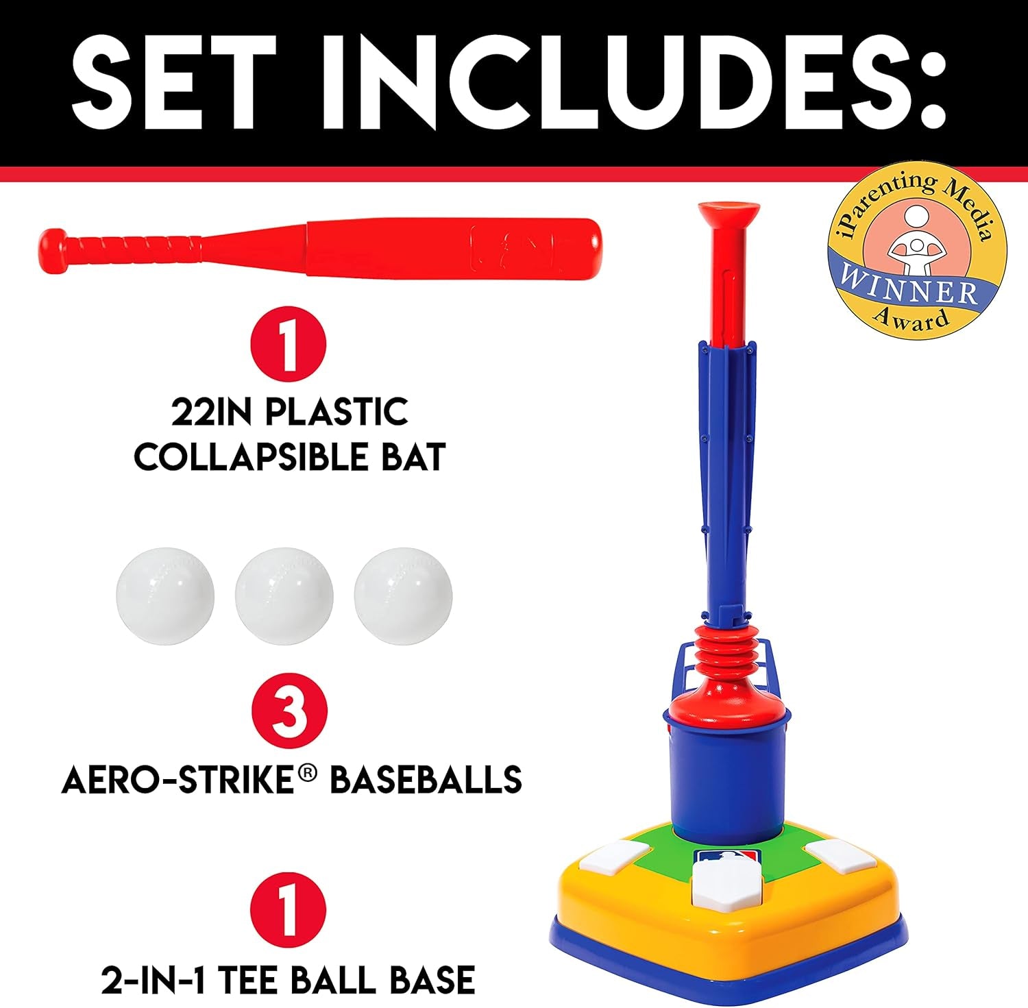 Franklin Sports MLB Super Star Batter 2 in 1