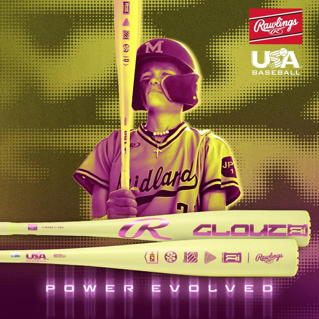 | 2026 | Clout Ai Baseball Bat | USA | -10 Drop | 2 5/8" Barrel | 1 Pc. Alloy