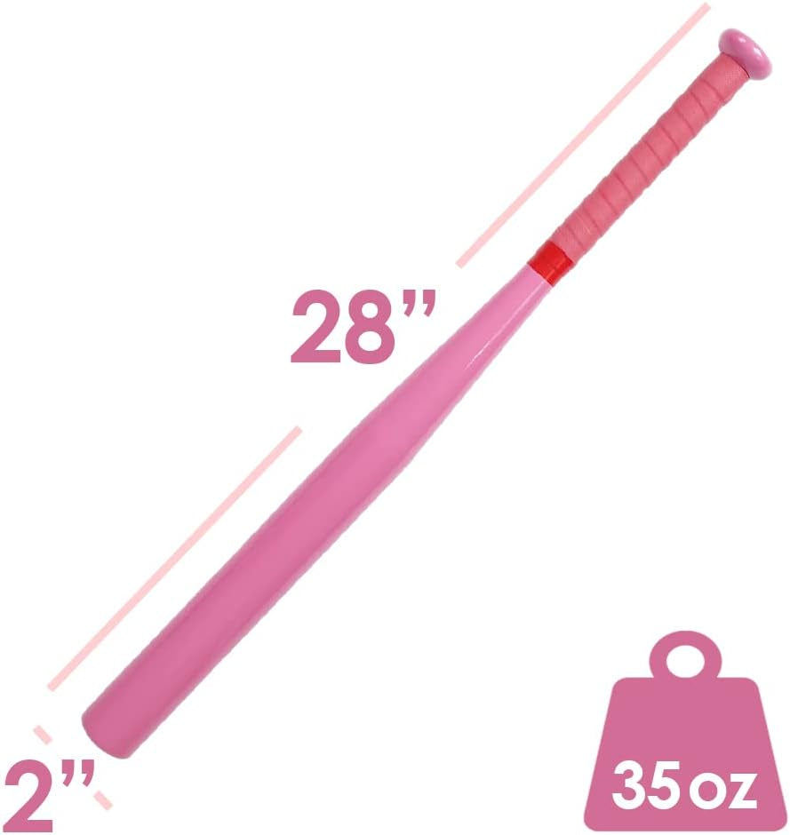 Aluminum Baseball Bat - 28-30 Inch 35 Oz - Softball, Batting Practice, Pickup Games - Metal Tball Bat