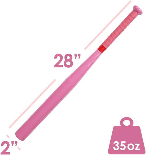 Aluminum Baseball Bat - 28-30 Inch 35 Oz - Softball, Batting Practice, Pickup Games - Metal Tball Bat