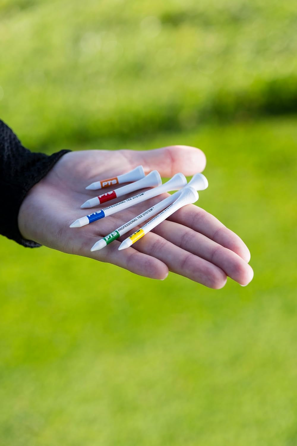 PTS Wood Golf Tees | 100 Count, 2-3/4 Inch | #1 Wood Tee on Tour | Best for Drivers & Woods