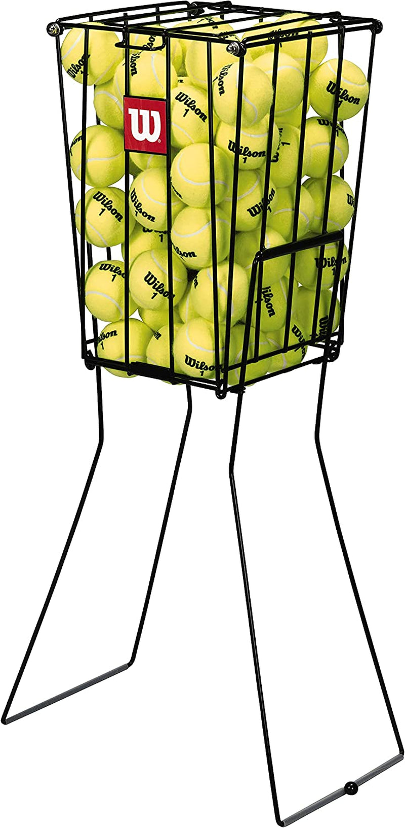 Wilson Unisex Adult Ball Pick up Basket Tennis Ball Collection Pick-Up Basket, 75 Tennis Balls Capacity, NS