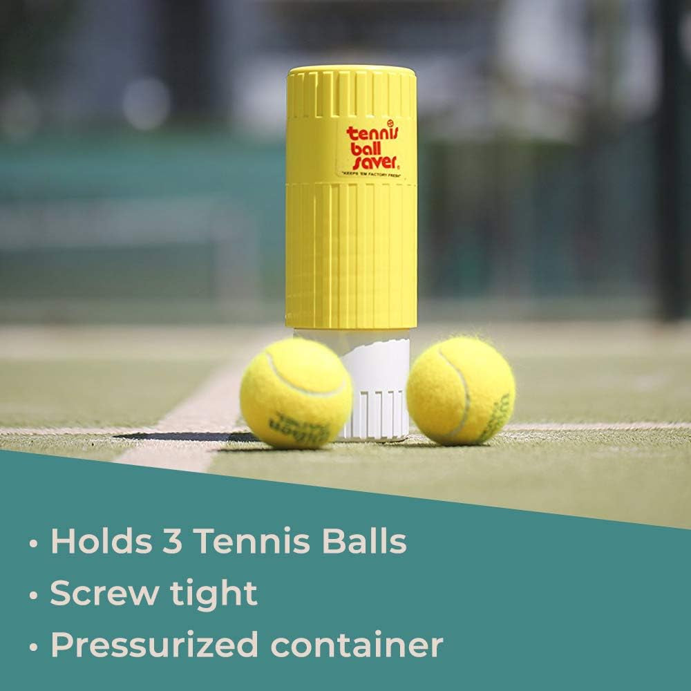 Tennis Ball Saver - Pressurized Tennis Ball Storage That Keeps Balls Bouncing like New