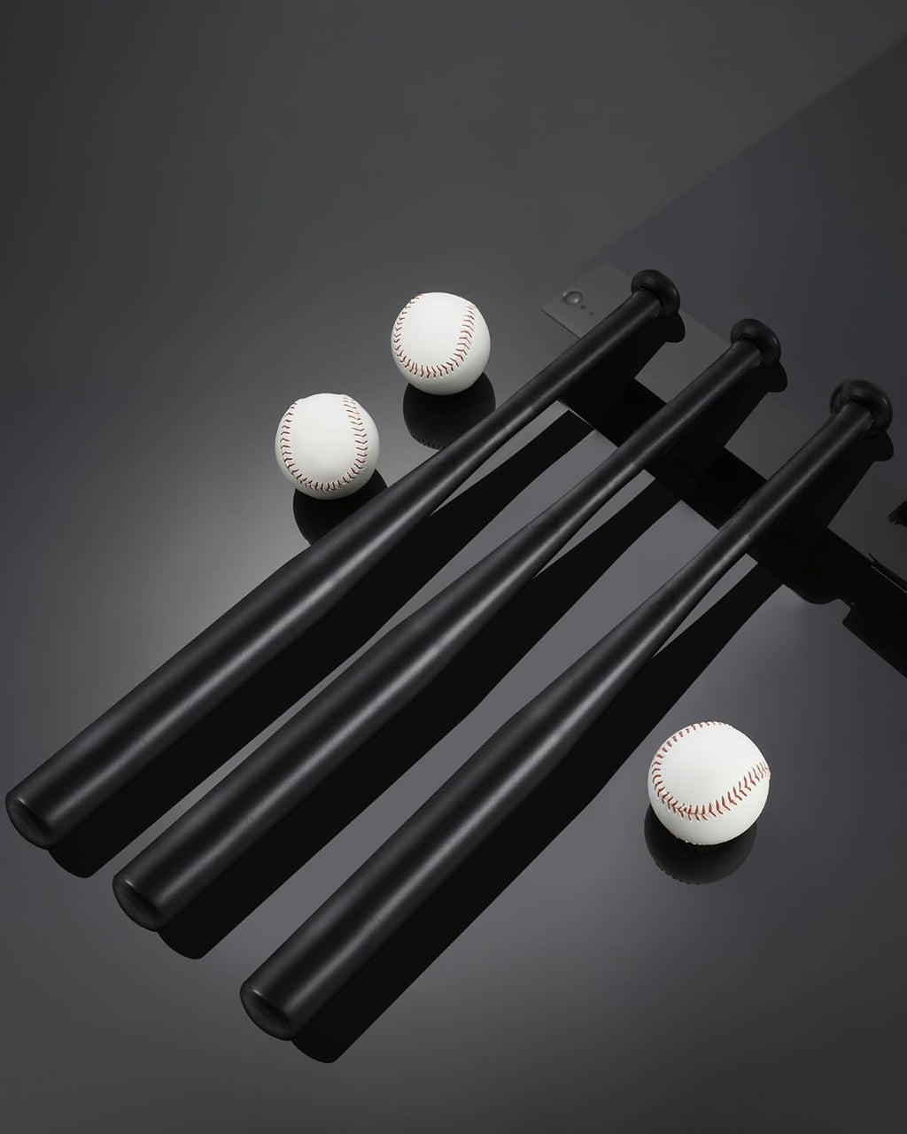 3 Pcs Alloy Baseball Bat 28 Inch 35 Oz One Hand Metal Training Bat for Home Car Self Defense Baseball Practice DIY Craft Truck Tire Checker