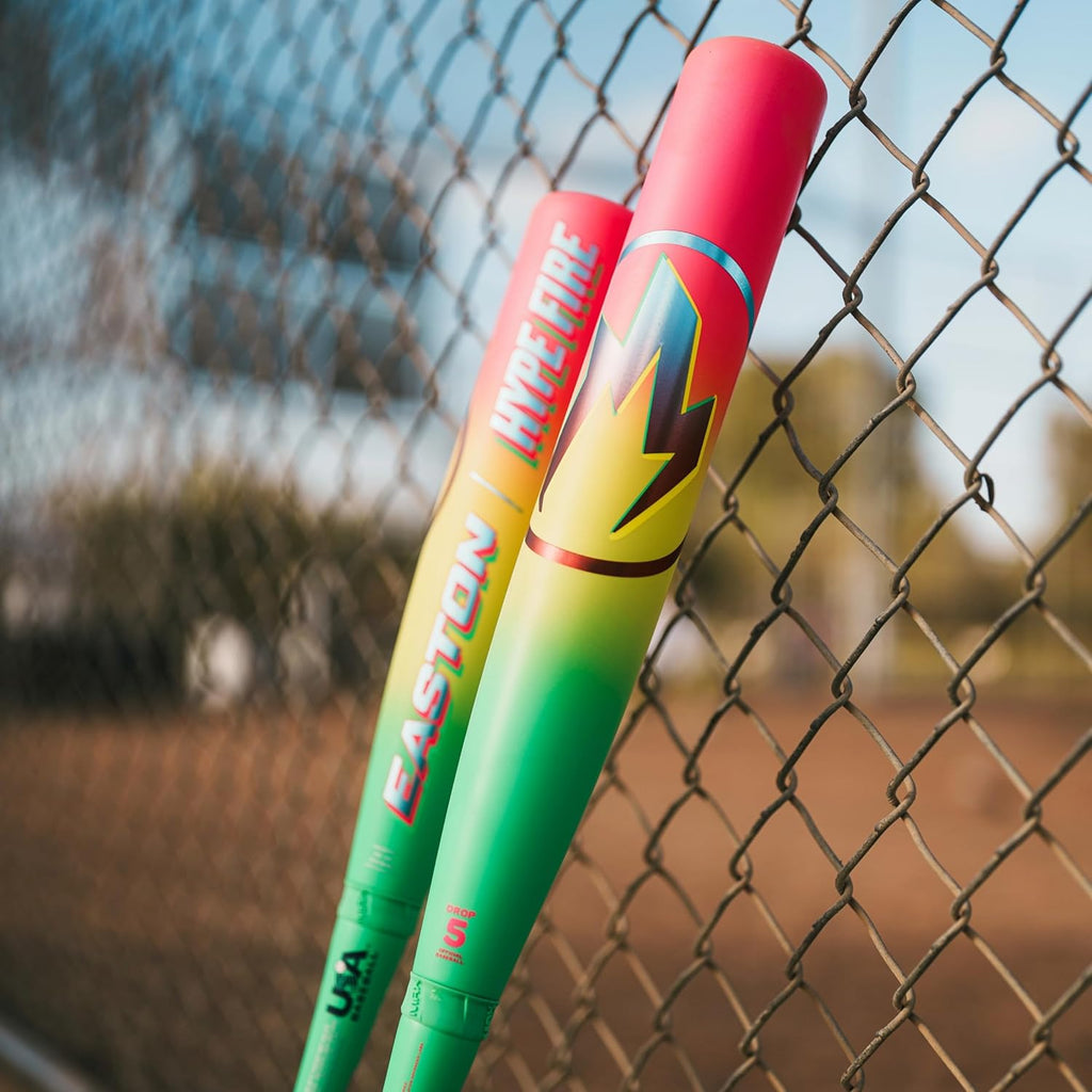 | 2026 | Hype Fire Baseball Bat | USA | -5 / -8 / -10 / -11 Drop | 2 5/8" Barrel | 2 Pc. Composite