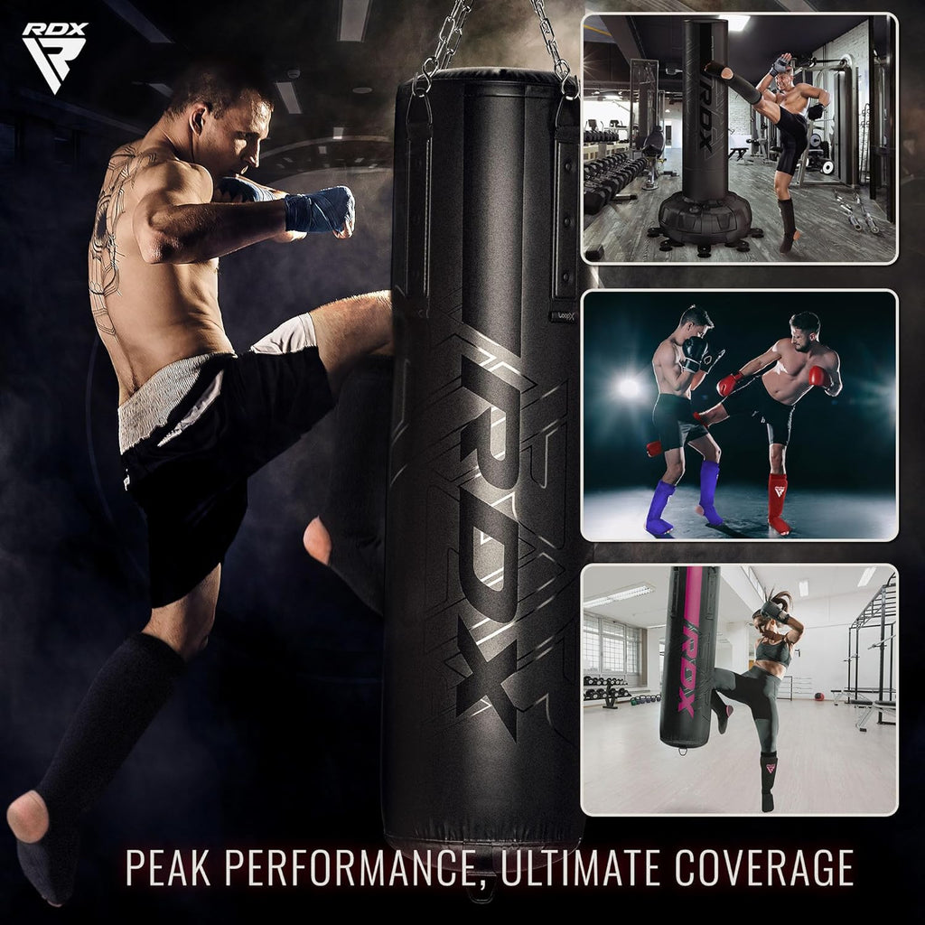 Shin Guards Kickboxing Muay Thai, SATRA Approved, MMA Leg Instep Protection Pads, Sparring Training Martial Arts Boxing, Elasticated Padded Protector, Karate BJJ Taekwondo Gear, Men Women