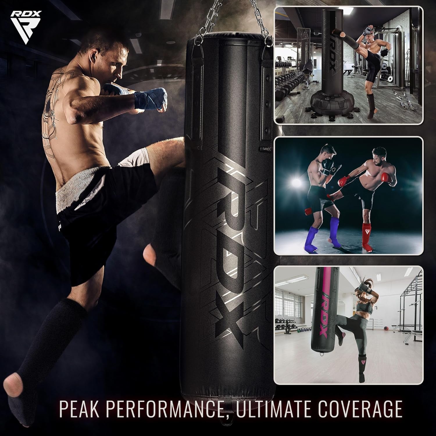 Shin Guards Kickboxing Muay Thai, SATRA Approved, MMA Leg Instep Protection Pads, Sparring Training Martial Arts Boxing, Elasticated Padded Protector, Karate BJJ Taekwondo Gear, Men Women