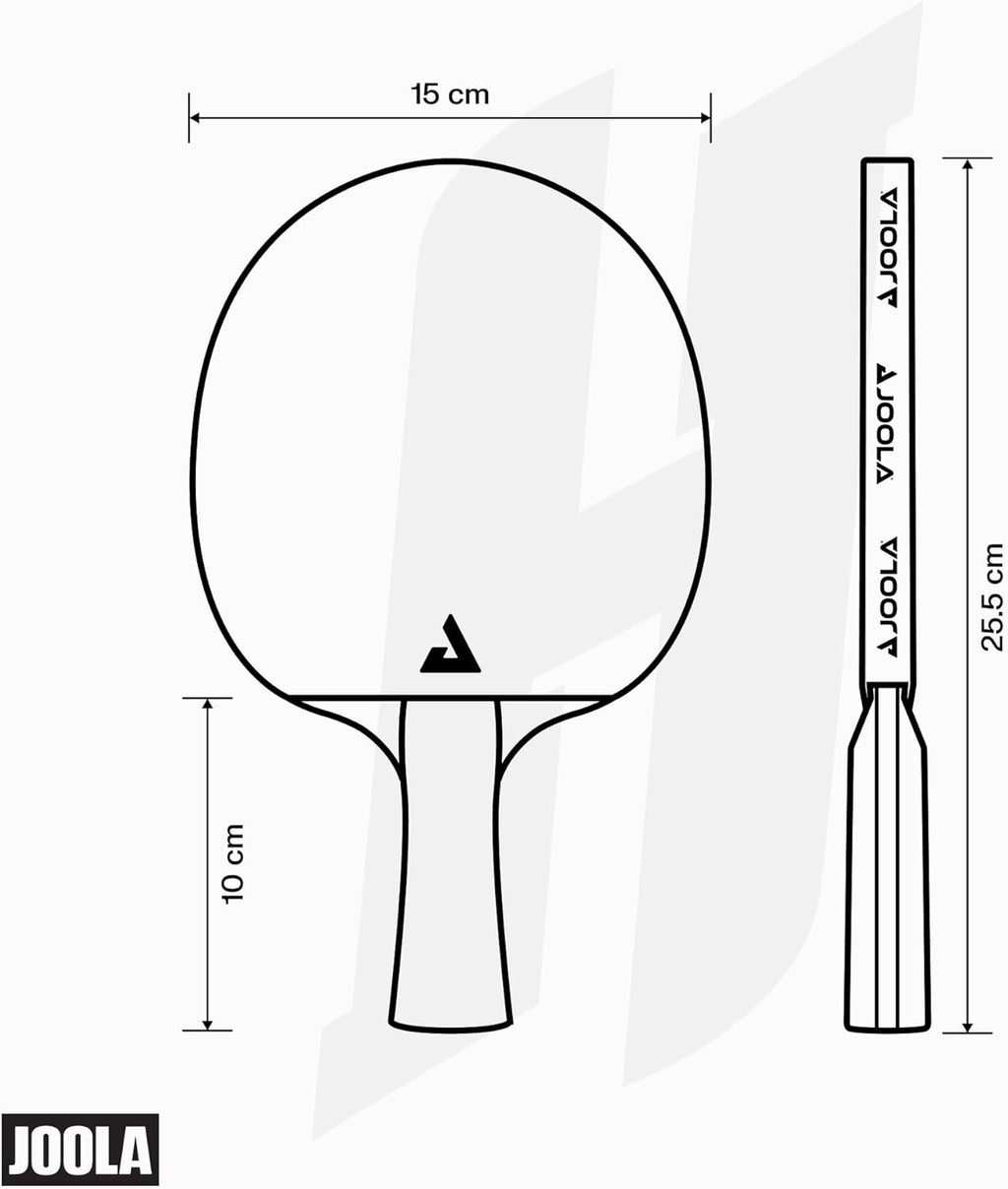 Hugo Calderano Carbon Pro Table Tennis Racket Set – Includes Competition-Level Racket with Ittf-Approved Micron Rubbers and Carbon Fiber Blade, 3-Star Tournament Balls & Protective Carry Case