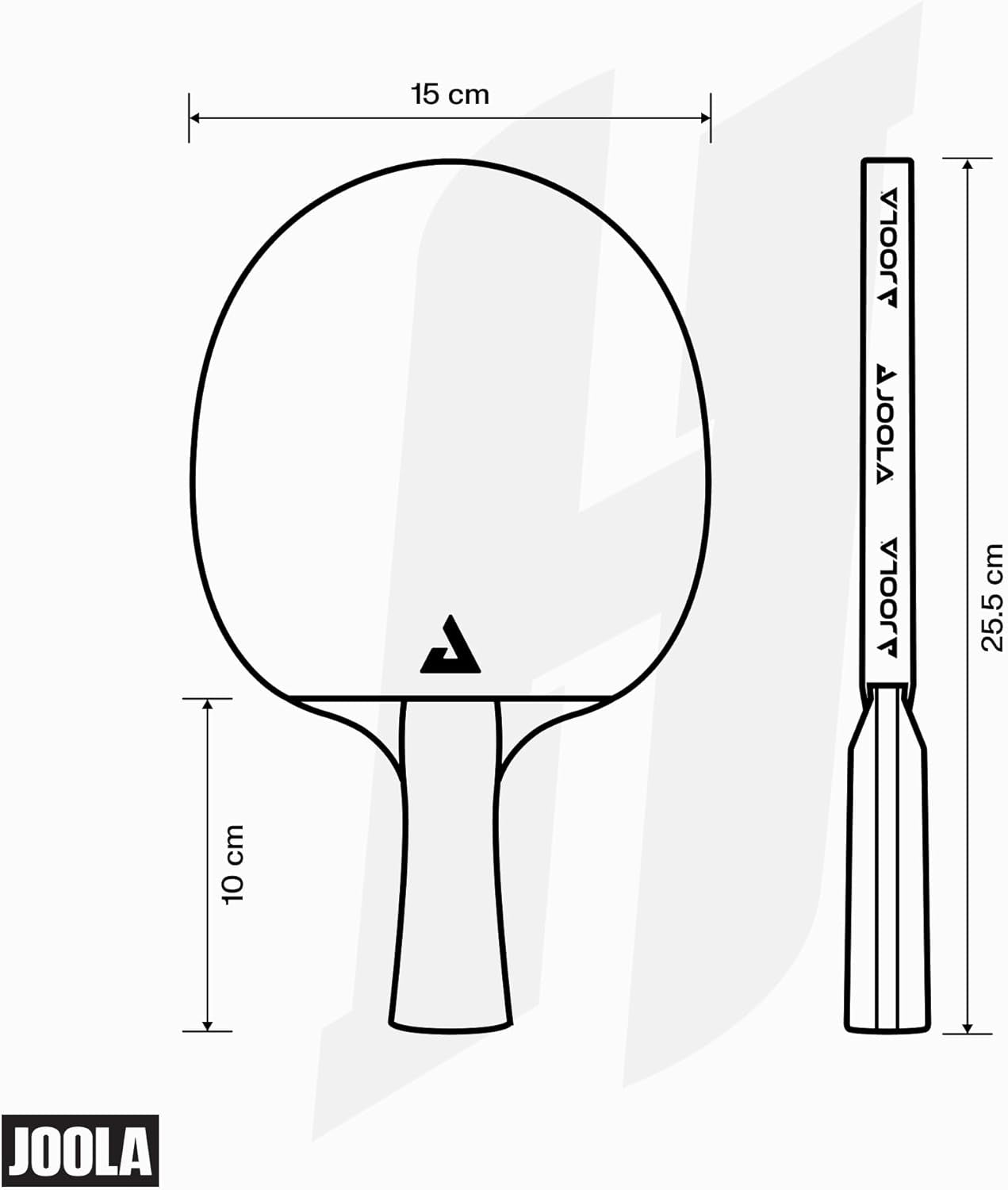 Hugo Calderano Carbon Pro Table Tennis Racket Set – Includes Competition-Level Racket with Ittf-Approved Micron Rubbers and Carbon Fiber Blade, 3-Star Tournament Balls & Protective Carry Case