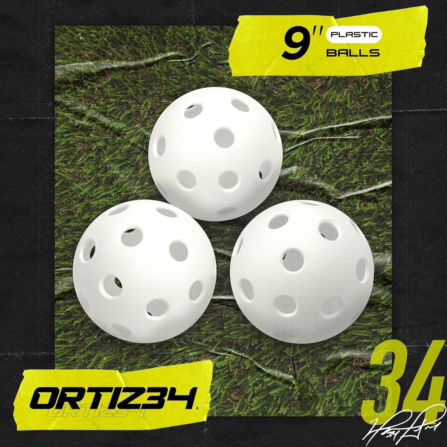 Bat & Ball Set - Graffiti Plastic Bat & Ball Homerun Set- David Ortiz Backyard Baseball Set for Youth, Kids, Teenagers, Adults (Bat & Ball Set, Blue)