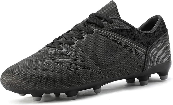 Mens Sport Flexible Athletic Lace up Light Weight Outdoor Cleats Football Soccer Shoes