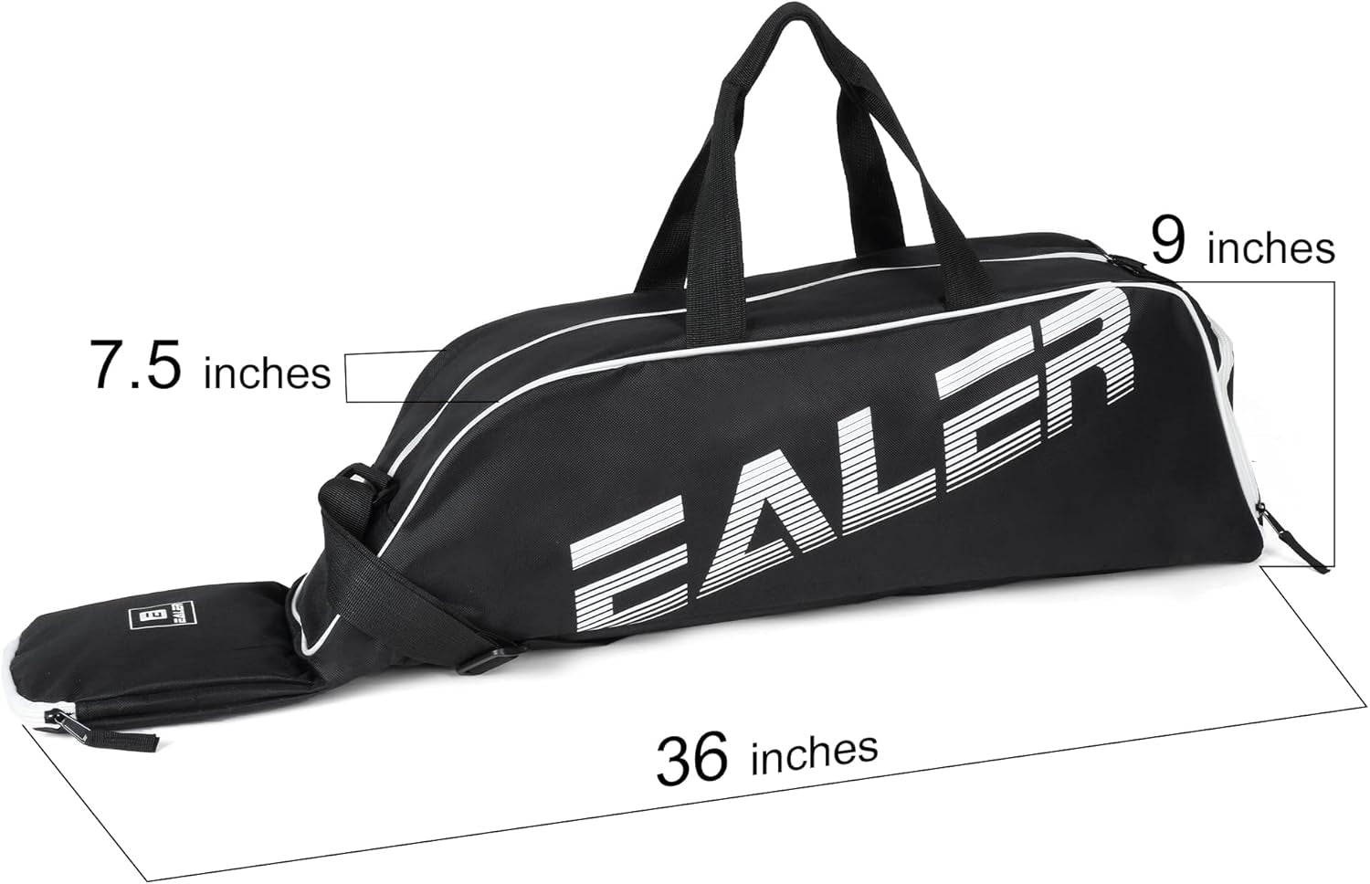 Baseball Bat Tote Bag & T-Ball, Softball Equipment Bag - Gear for Kids, Youth, and Adults Holds Bat, Helmet, Glove, Cleats, Shoes and More