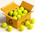 Advanced Tennis Balls Bulk, 30/50/100+ Pack Practice Balls Pressure Bouncing 53In High Durable, Official Size Pet Dog Playing Ball, Good for Tennis Training Machine & Kids Play on All Courts