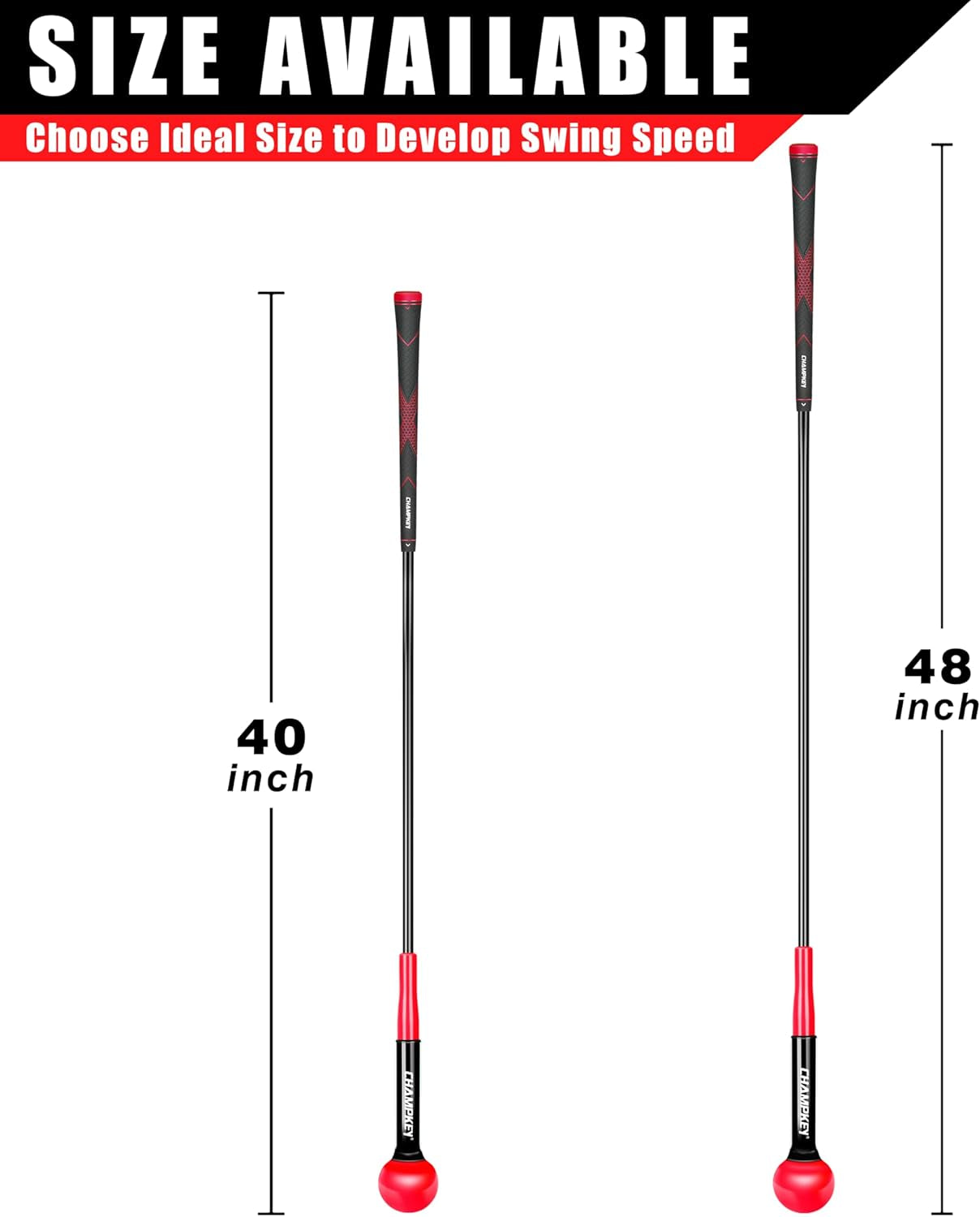 Golf Swing Trainer - Tempo & Flexibility Training Aids Warm-Up Stick Ideal for Golf Indoor & Outdoor Practice