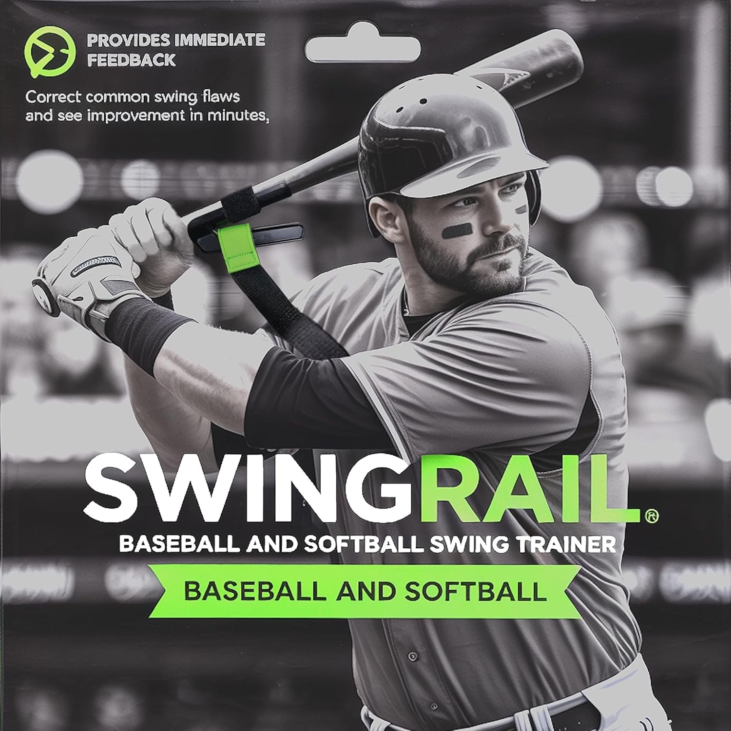 Baseball/Softball Hitting Trainer – Swing Trainer Aid for Batting & Hitting Practice – Baseball Training Equipment to Improve Bat Speed, Swing Mechanics, Contact & Timing – for Ages 9 and Up