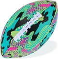 Hydro Waterproof Football, Outdoor Games for Adults and Kids, Swimming Pool Accessories and Pool Party Games,9.25 Inches, Green