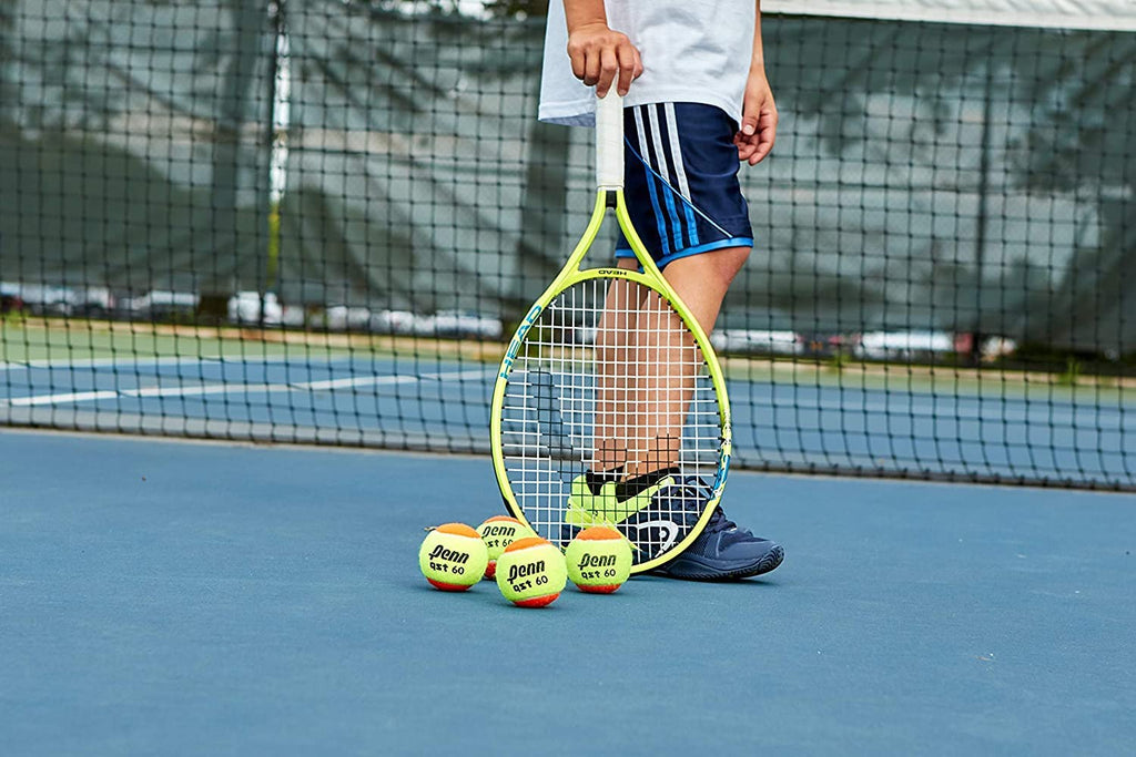 Speed 23 Junior Pre-Strung Tennis Racquet, Lightweight Youth Tennis Racket for Kids & Beginners, Durable Aluminum Frame, Age 6-8, 23 Inch, Yellow