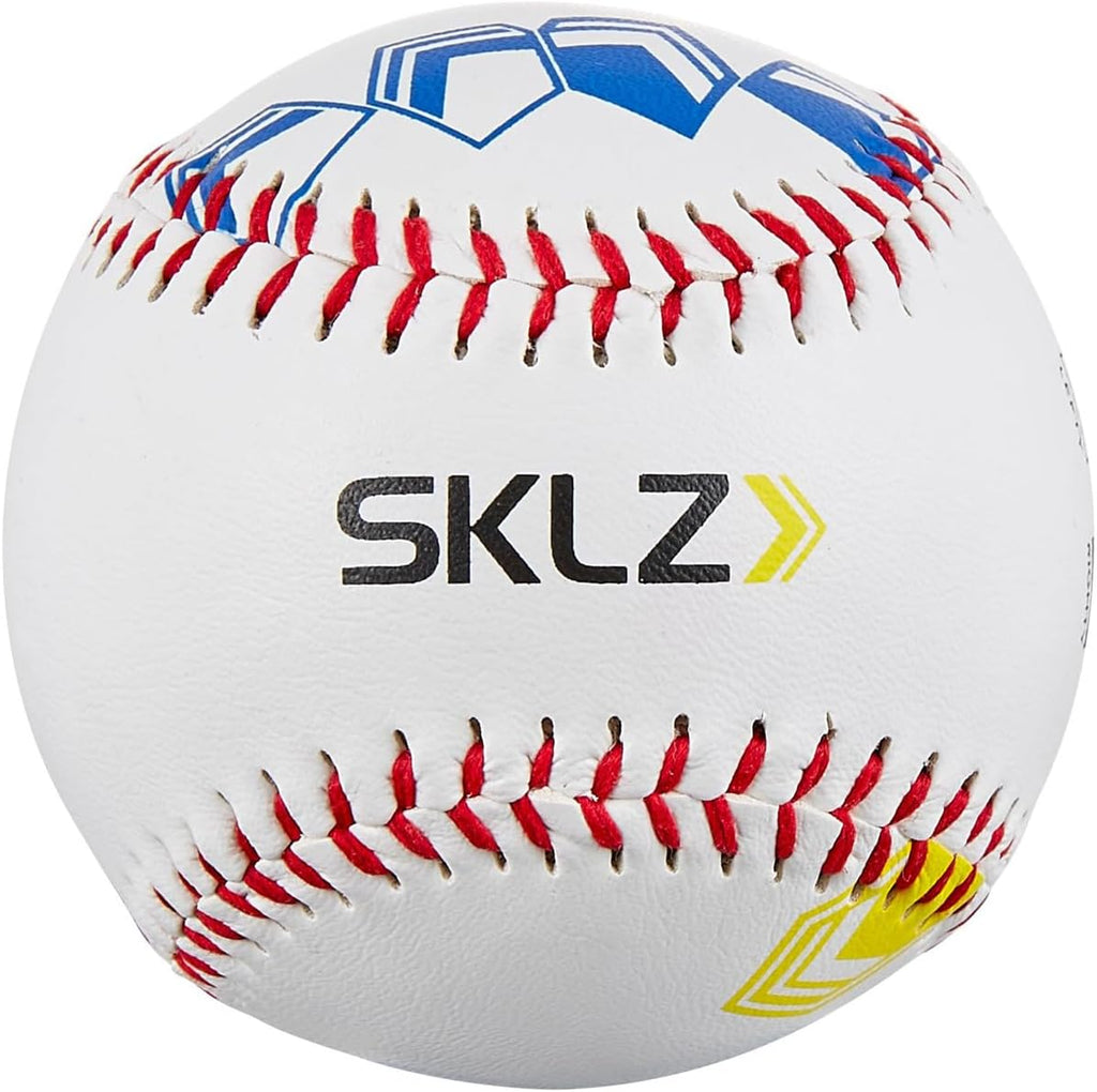 Pitch Training Baseball with Finger Placement Markers, White, 1