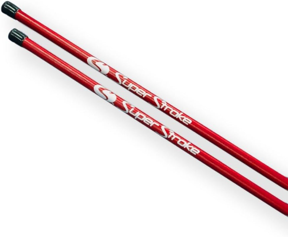 Golf Alignment Sticks 45" Fiberglass Rods, Full Swing Training Aid Kit, Help'S with Posture Correction and Shot Accuracy (Set of 2)